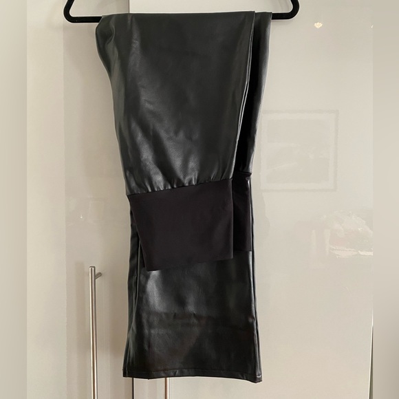 HATCH Collective Maternity Vegan Stretch Leather Flare - Picture 6 of 10